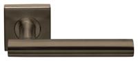 Formani deurkruk Basics LB7-19BSQ geveerd op vierkant rozet - brons