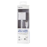 LogiLink UA0236A USB-C HDMI Wit video adapter - thumbnail
