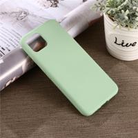 Effen kleur Liquid silicone shock proof volledige dekking Case voor Google pixel 4XL (groen)
