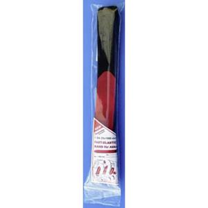 FASTECH® 924-330-Mod Klittenband Met riem Haak- en lusdeel (l x b) 1 m x 25 mm Zwart, Rood 1 stuk(s)