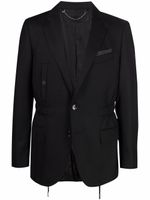 Billionaire blazer Institutional à simple boutonnage - Noir