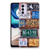 Motorola Moto G42 | Siliconen hoesje | met foto Kentekenplaten