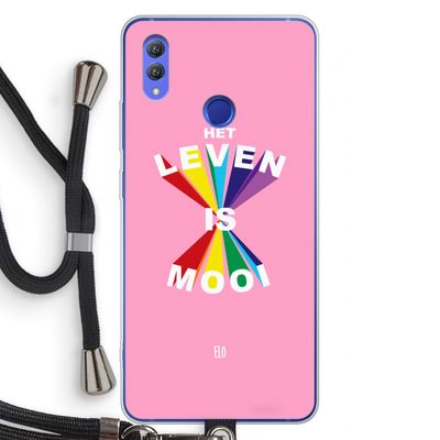 Het Leven Is Mooi: Honor Note 10 Transparant Hoesje met koord