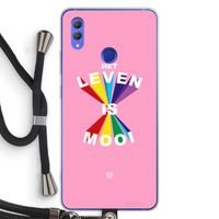 Het Leven Is Mooi: Honor Note 10 Transparant Hoesje met koord
