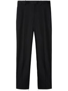 Off-White pantalon de costume en laine - Noir