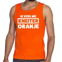 Kneiter oranje Koningsdag tanktop / mouwloos shirt oranje heren