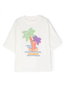 Palm Angels Kids t-shirt Neon Palms en coton - Blanc