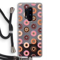 Donuts: OnePlus 8 Pro Transparant Hoesje met koord