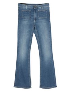 DONDUP KIDS jean en coton stretch à effet légèrement délavé - Bleu
