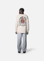 Off The Pitch Dragon Oversized Longsleeve Sweater Heren Gebroken Wit - Maat XS - Kleur: Gebroken Wit | Soccerfanshop