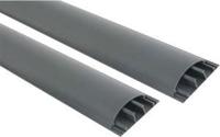 Facoll Vloer/wandgoot 50x12mm GRIJS met deksel en tape 2m - 4747750