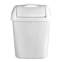 Dameshygiënebak quartzline 8 liter wit