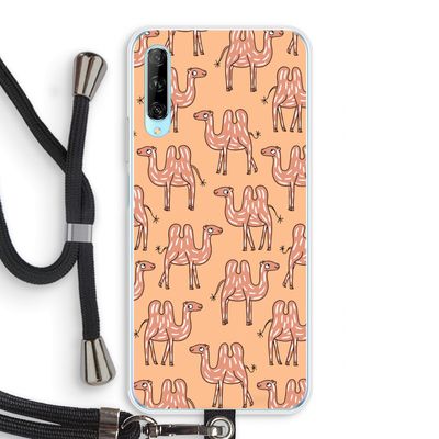 Kameel: Huawei P Smart Pro Transparant Hoesje met koord