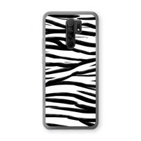 Zebra pattern: Xiaomi Redmi 9 Transparant Hoesje