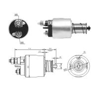 Magneetschakelaar, startmotor MEAT & DORIA, Diameter (mm)54mm, u.a. für Fiat, Abarth, Alfa Romeo, Lancia, Ford - thumbnail