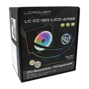 LC-Power LC-CC-120-LiCo-ARGB water & freon koeler