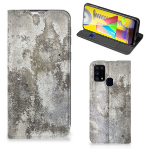 Samsung Galaxy M31 Standcase Beton Print