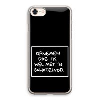 Schotelvod: iPhone 8 Transparant Hoesje Schotelvod: iPhone 8 Transparant Hoesje