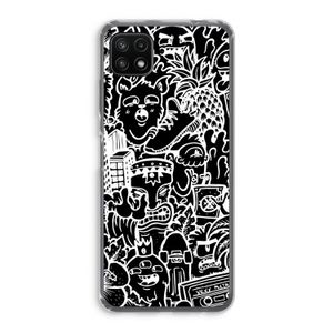 Vexx Black Mixtape: Samsung Galaxy A22 5G Transparant Hoesje