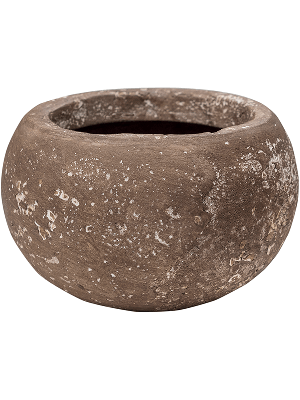 Baq Polystone Plain Bowl Rock, 17x11cm