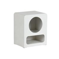 Nachtkastje Home ESPRIT Wit Hout MDF 40 x 30 x 48 cm - thumbnail