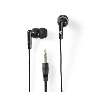 Nedis HPWD1000BK hoofdtelefoon/headset Bedraad In-ear Oproepen/muziek Zwart