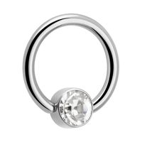 Ball closure ring Titanium Piercingringen - thumbnail