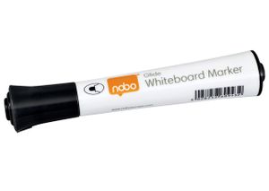 Viltstift Nobo whiteboard Glide rond zwart 2mm