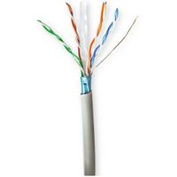 Netwerk Kabel Rol | CAT6 | Stranded | F/UTP | CCA | 50.0 m | Binnenshuis | Rond | PVC | Grijs | Gift