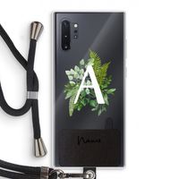 Green Brush: Samsung Galaxy Note 10 Plus Transparant Hoesje met koord