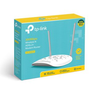 TP-LINK TD-W8961N draadloze router Fast Ethernet Single-band (2.4 GHz) Grijs, Wit