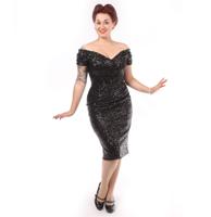 Fatale Sequin Pencil Dress Black-34 (NL)/ 8 (UK) | 45% korting - thumbnail