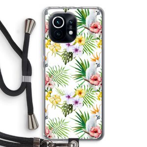 Gele kuif: Xiaomi Mi 11 Transparant Hoesje met koord