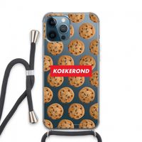 Koekerond: iPhone 13 Pro Max Transparant Hoesje met koord