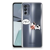 Motorola Moto G62 5G Telefoonhoesje met Naam Cow - thumbnail