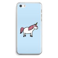 Eenhoorn: iPhone 5 / 5S / SE Transparant Hoesje