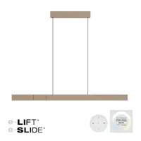 Neuhaus PURE Hanglamp e-Lift + e-Slide L 120-200 cm champagne