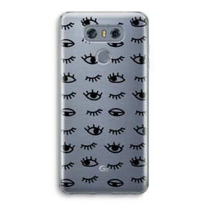 Eye pattern #2: LG G6 Transparant Hoesje