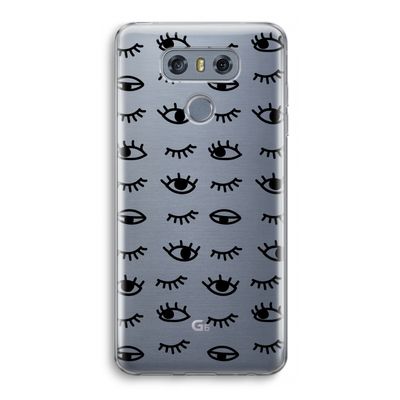 Eye pattern #2: LG G6 Transparant Hoesje