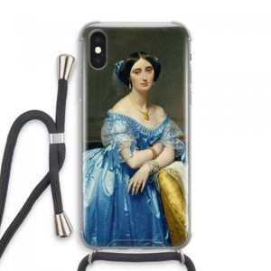 Eleonore: iPhone XS Max Transparant Hoesje met koord