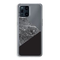 Combinatie marmer: Oppo Find X3 Pro Transparant Hoesje