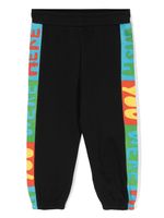 Stella McCartney Kids pantalon de jogging en coton à logo imprimé - Noir