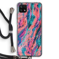 Electric Times: Samsung Galaxy A22 5G Transparant Hoesje met koord