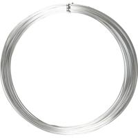 Creativ Company Alu draad, rond, dikte 1 mm, zilver, 16 m/ 1 rol Creativ Company Alu draad, rond, dikte 1 mm, zilver, 16 m/ 1 rol