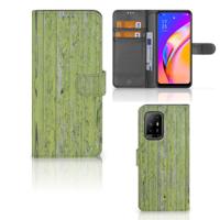 OPPO Reno5 Z | A94 5G | Book Style Case | Green Wood
