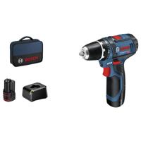 Bosch Professional GSR 12V-15 060186810F Accu-schroefboormachine 12 V Li-ion Incl. 2 accus