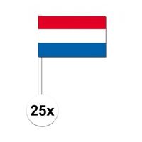 Handvlag Nederland set van 25x - thumbnail