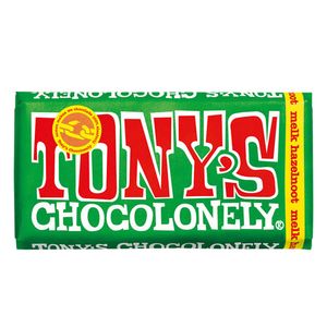 Tony's Chocolonely - Melk Hazelnoot - 180g