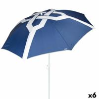 Strandparasol Aktive 200 x 205 x 200 cm (6 Stuks)