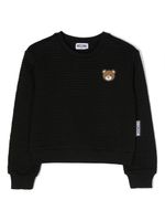 Moschino Kids sweat à patch Teddy Bear - Noir - thumbnail